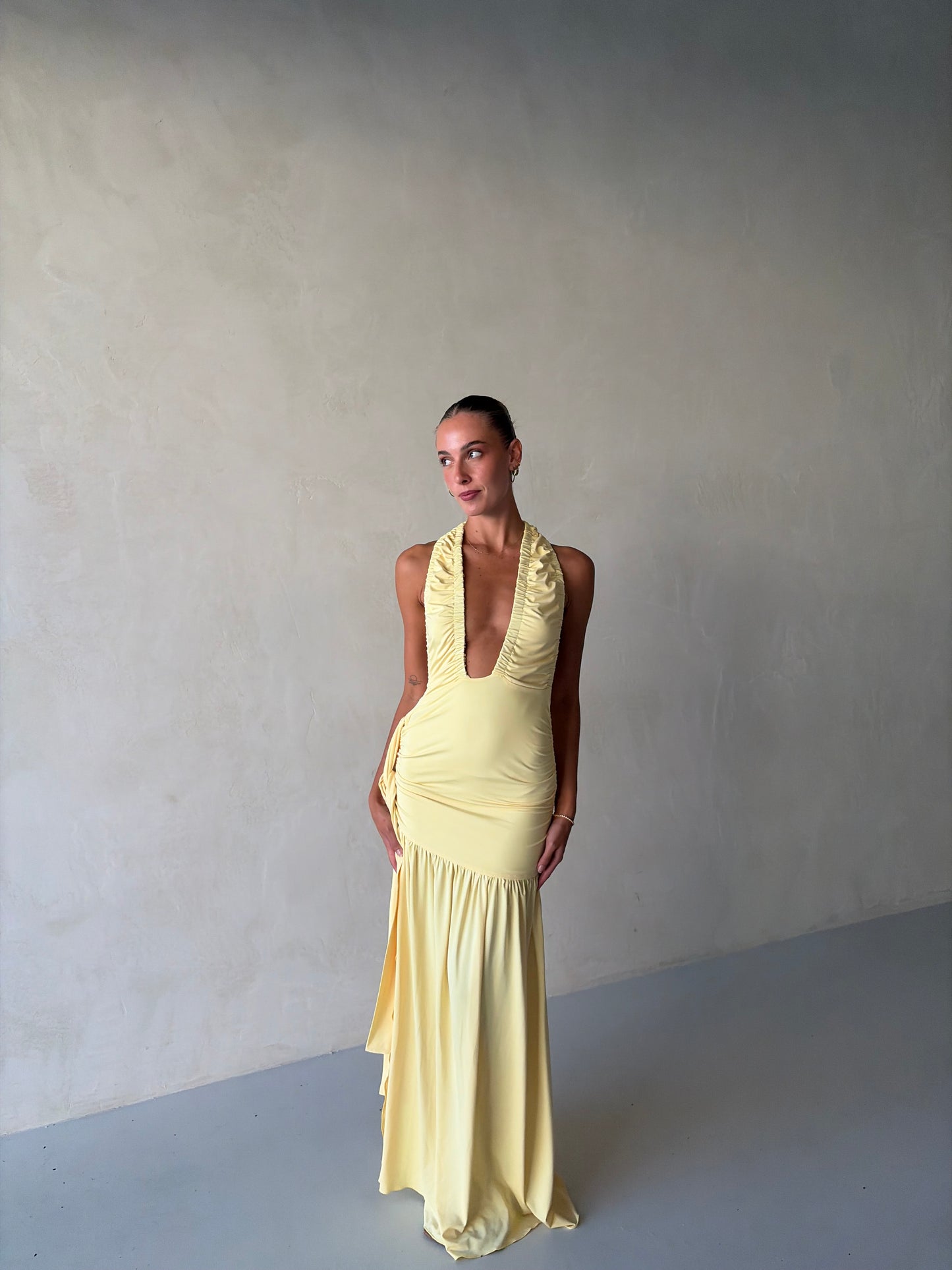 Dakota Maxi in Baby Yellow