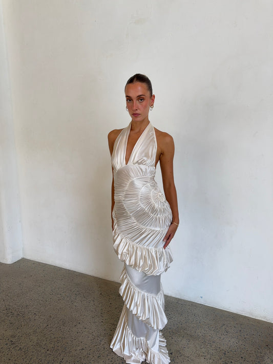 Ammonite Gown In Cream