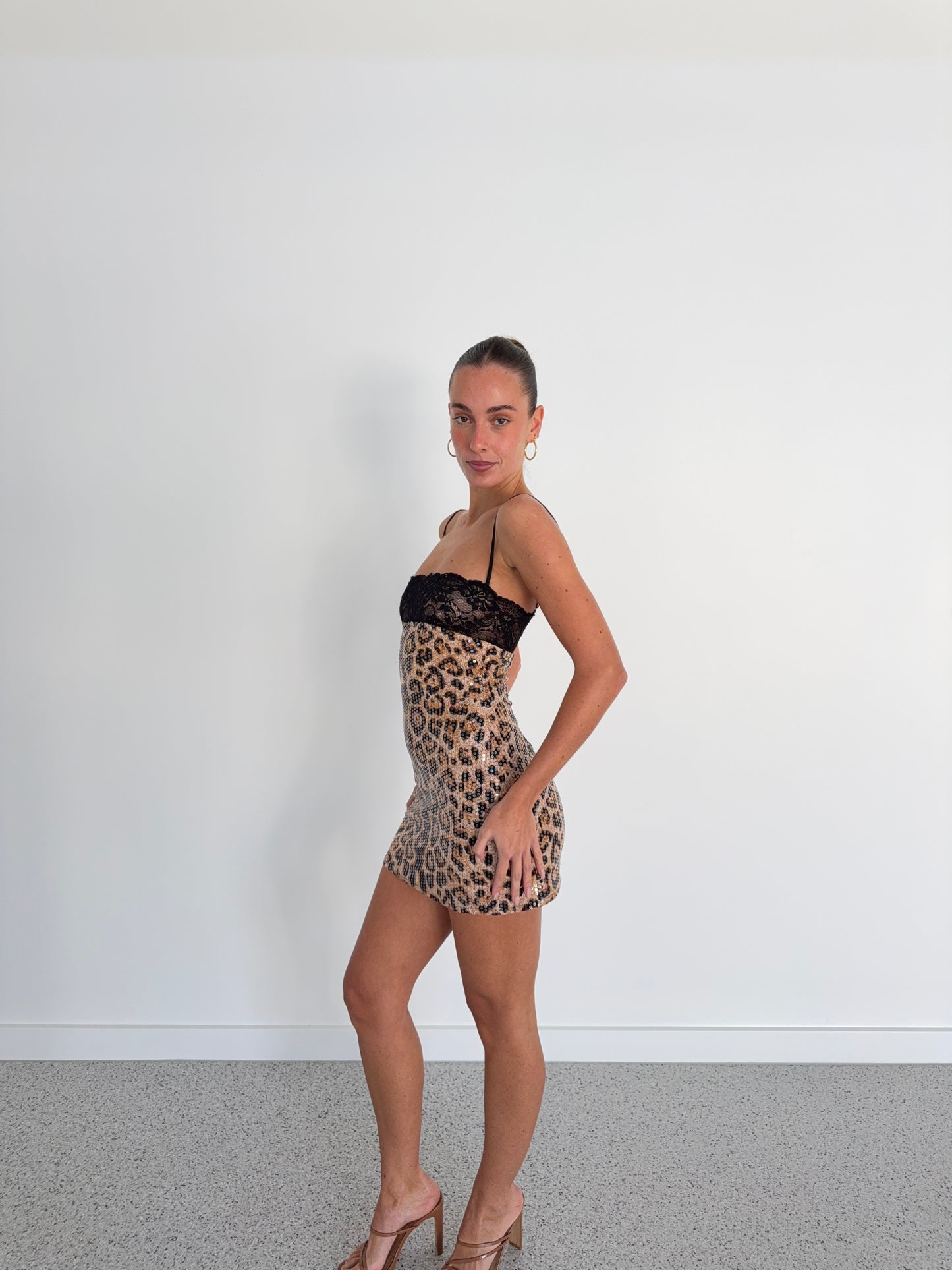 Chui Leopard Mini Dress