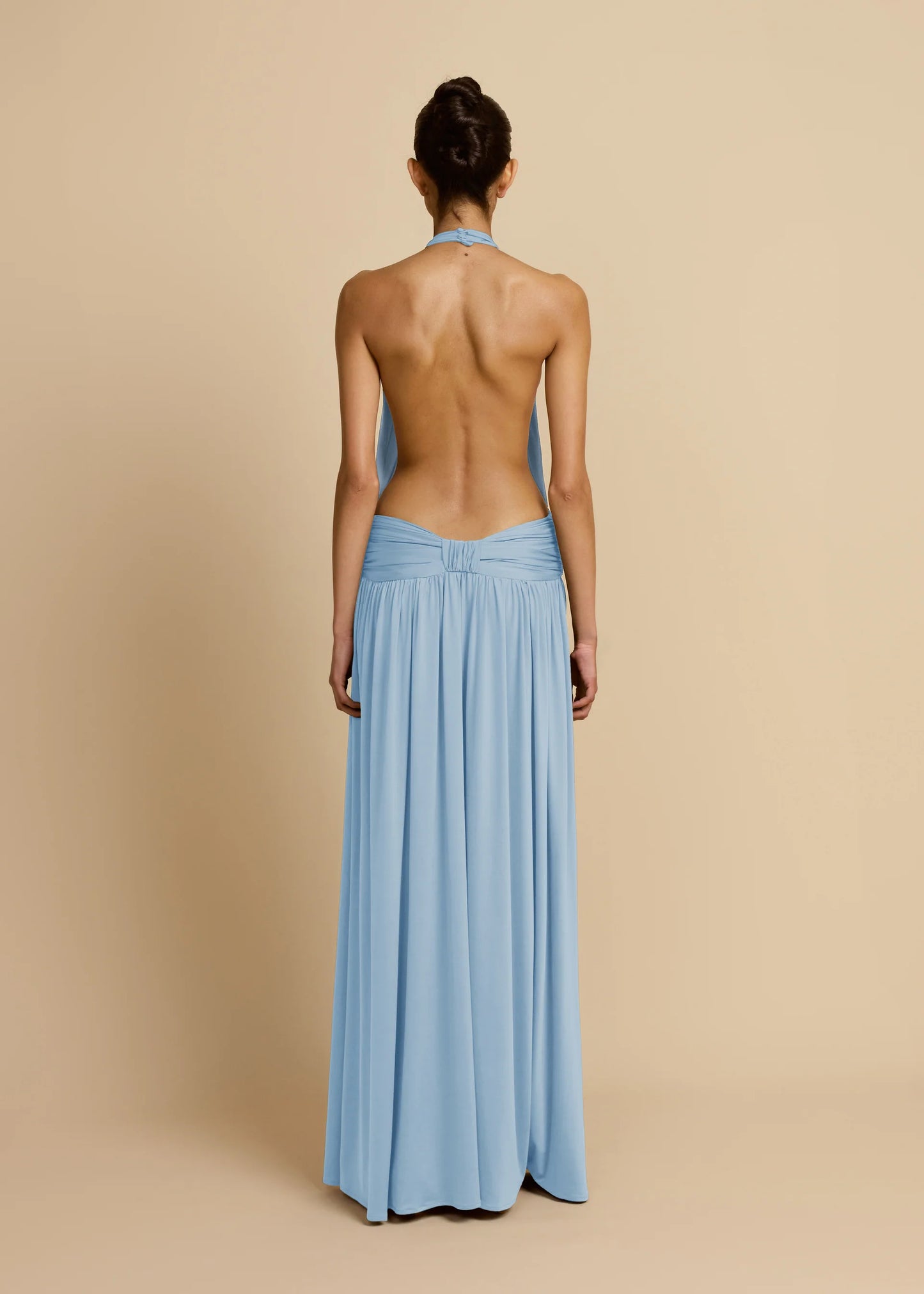 Santina Dress in Sky Blue
