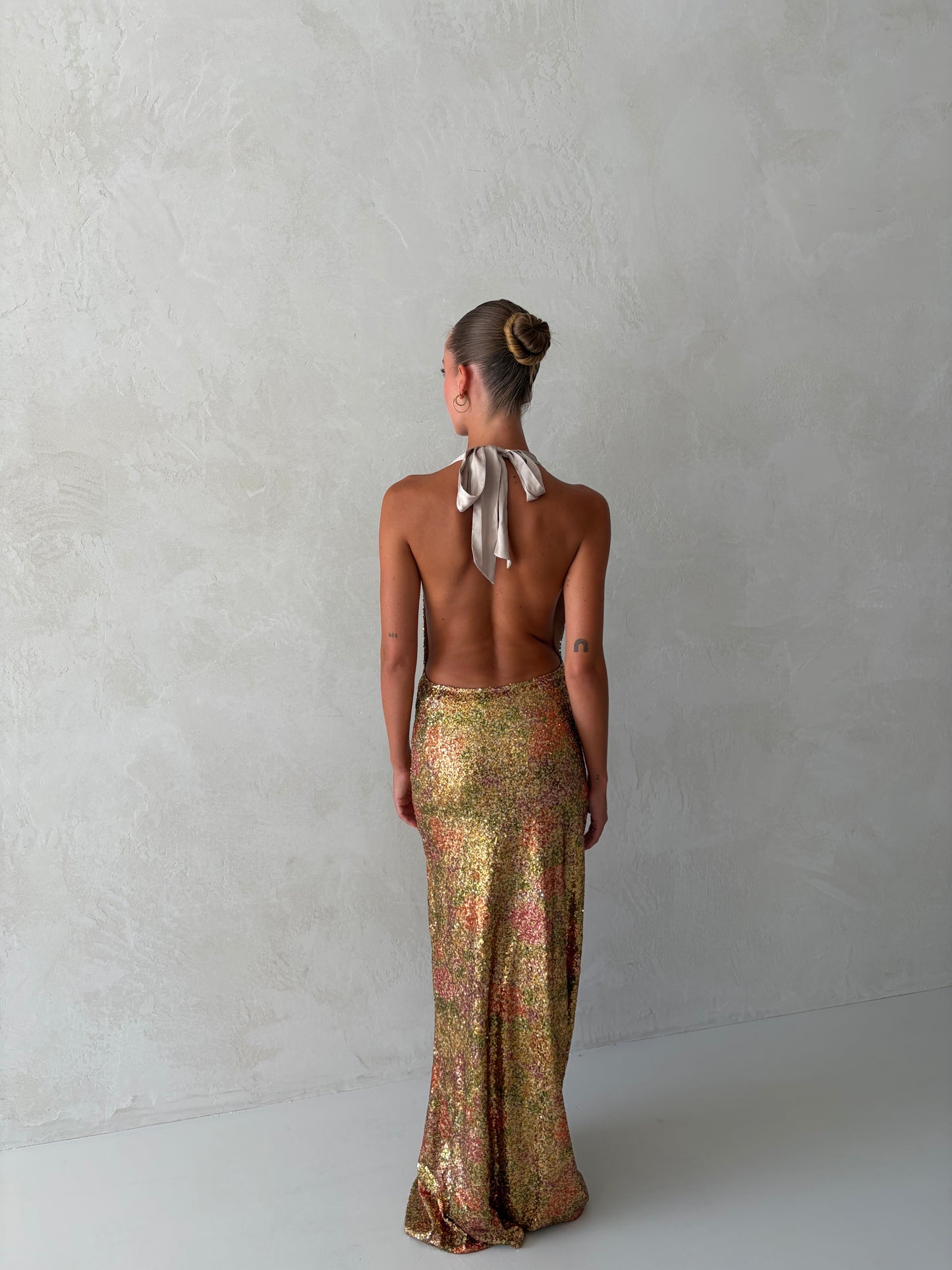 Liana Dress in Fleur Sequin