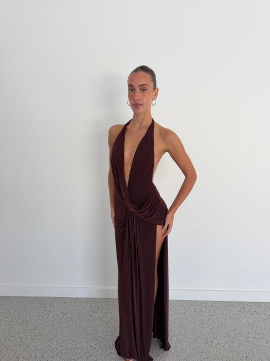 Winona Gown in Espresso