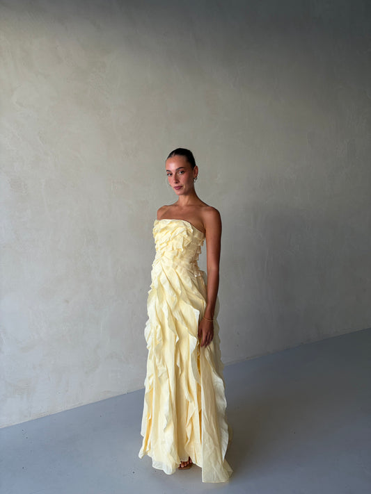 Allairie Gown in Yellow