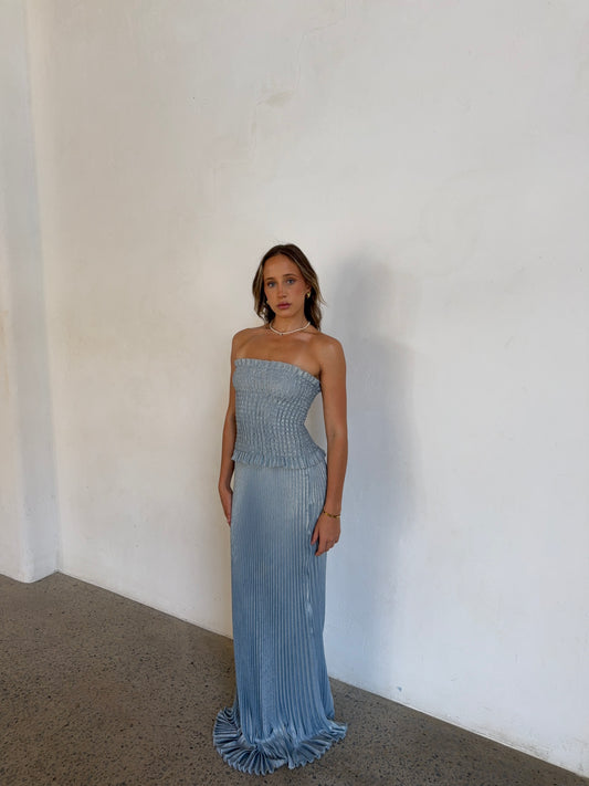Maya Gown in Arctic Shimmer