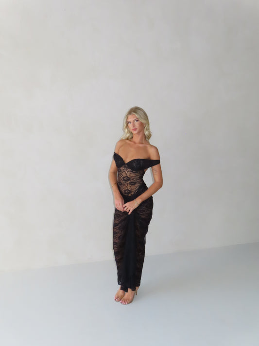 Aubrey Dress in Black