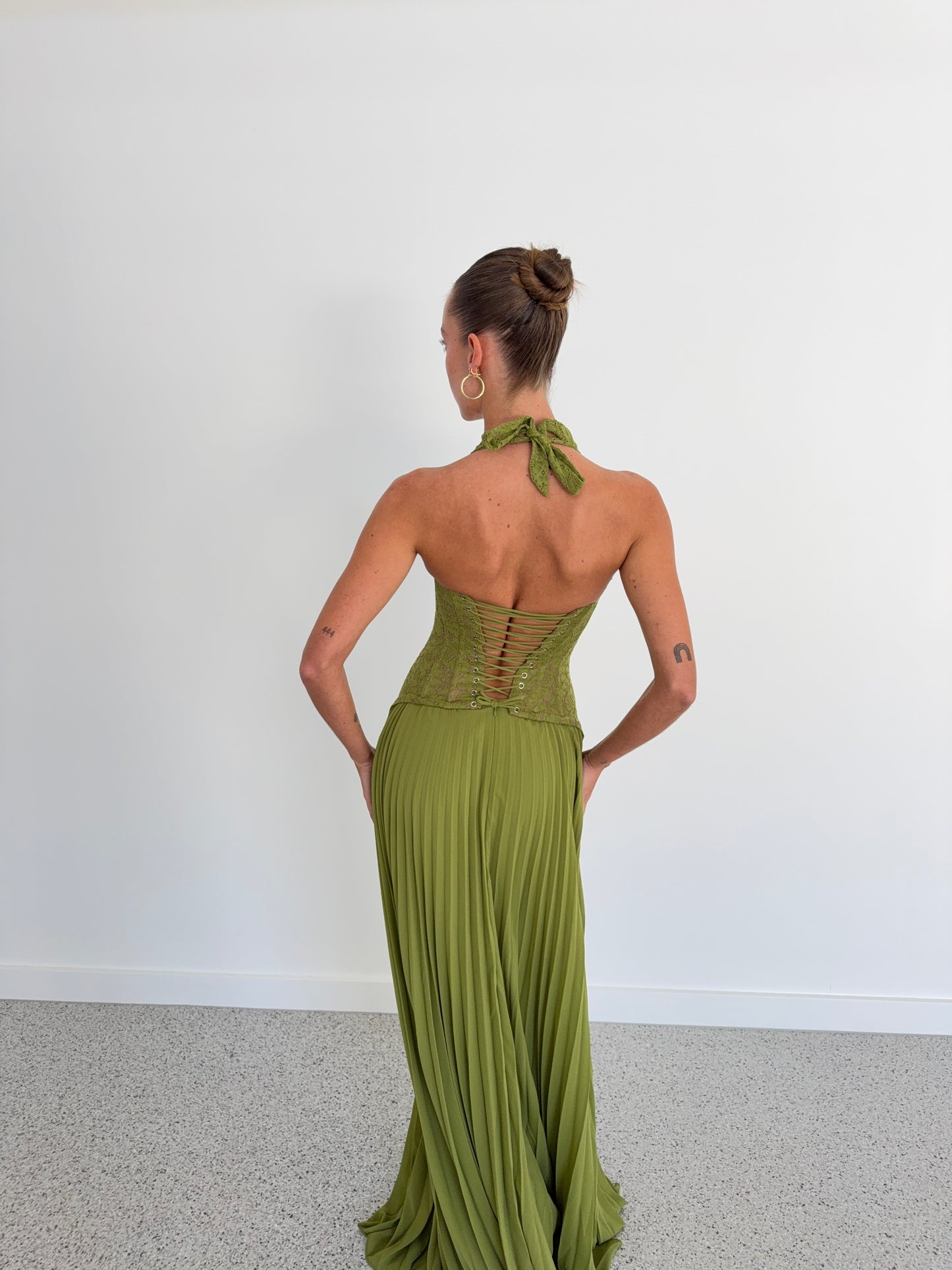 Gaia Dress in Green