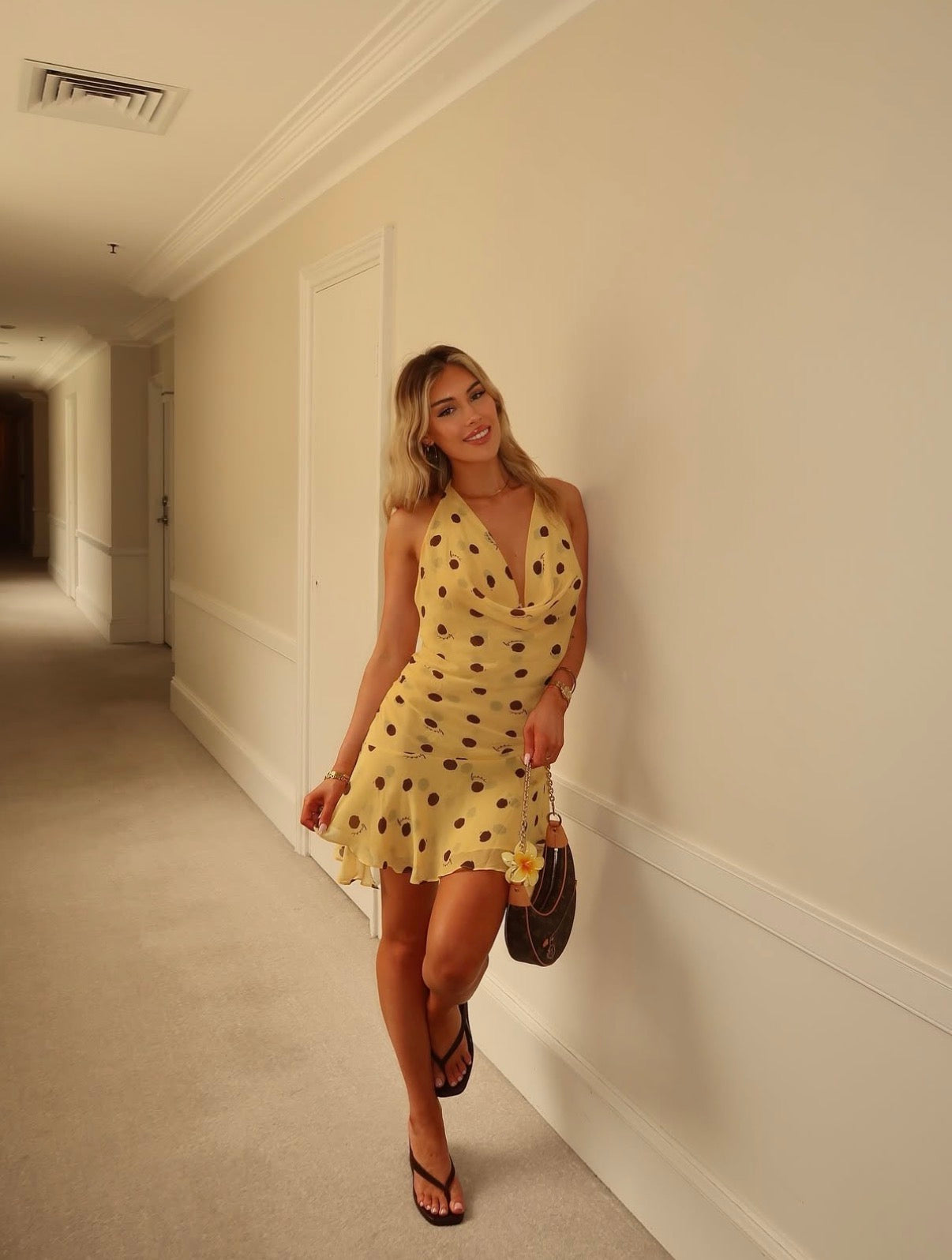 Harlow Halter in Butter spot