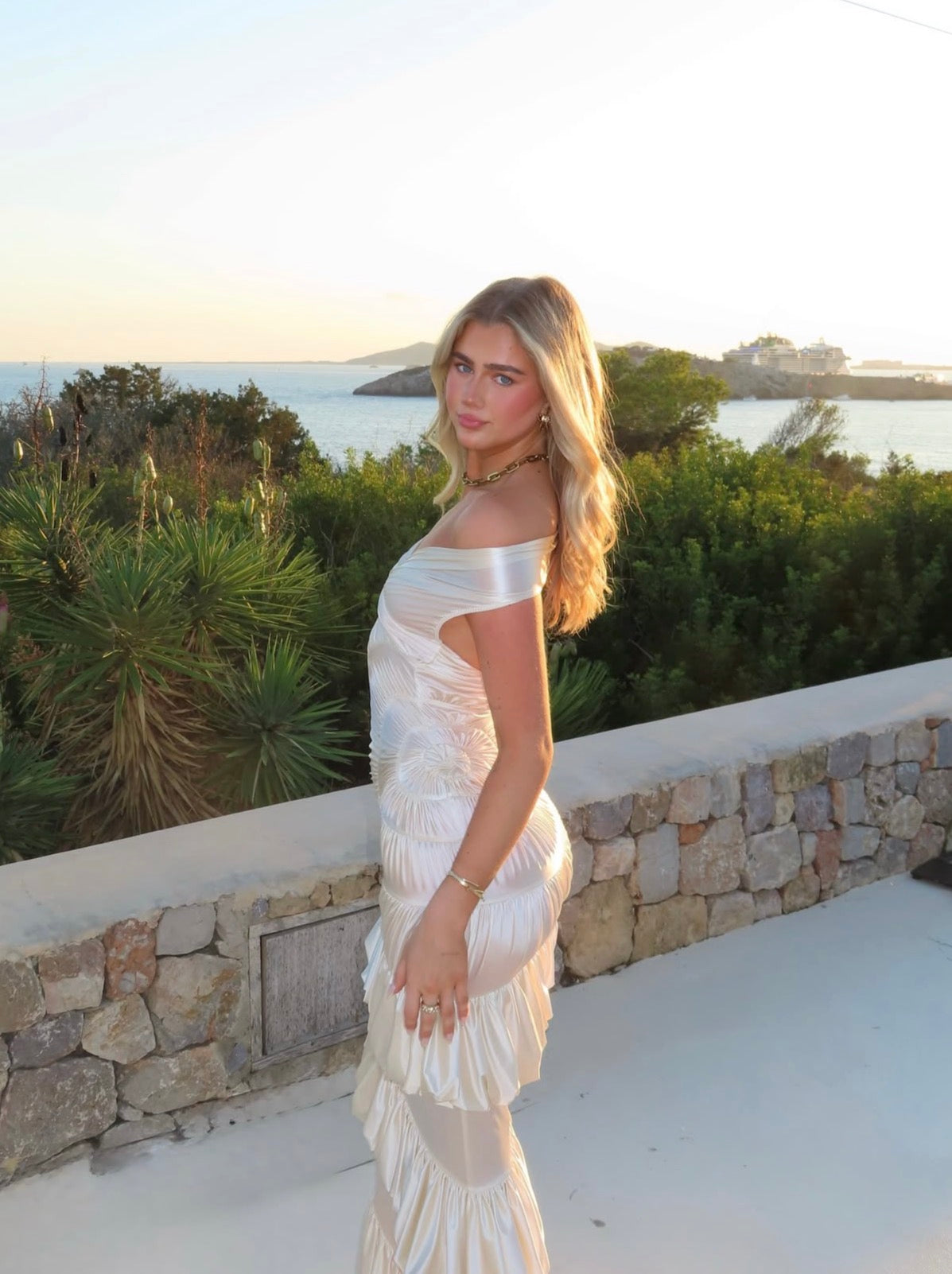 Ammonite Gown In Cream