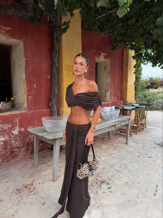 Celia Set in Chocolate