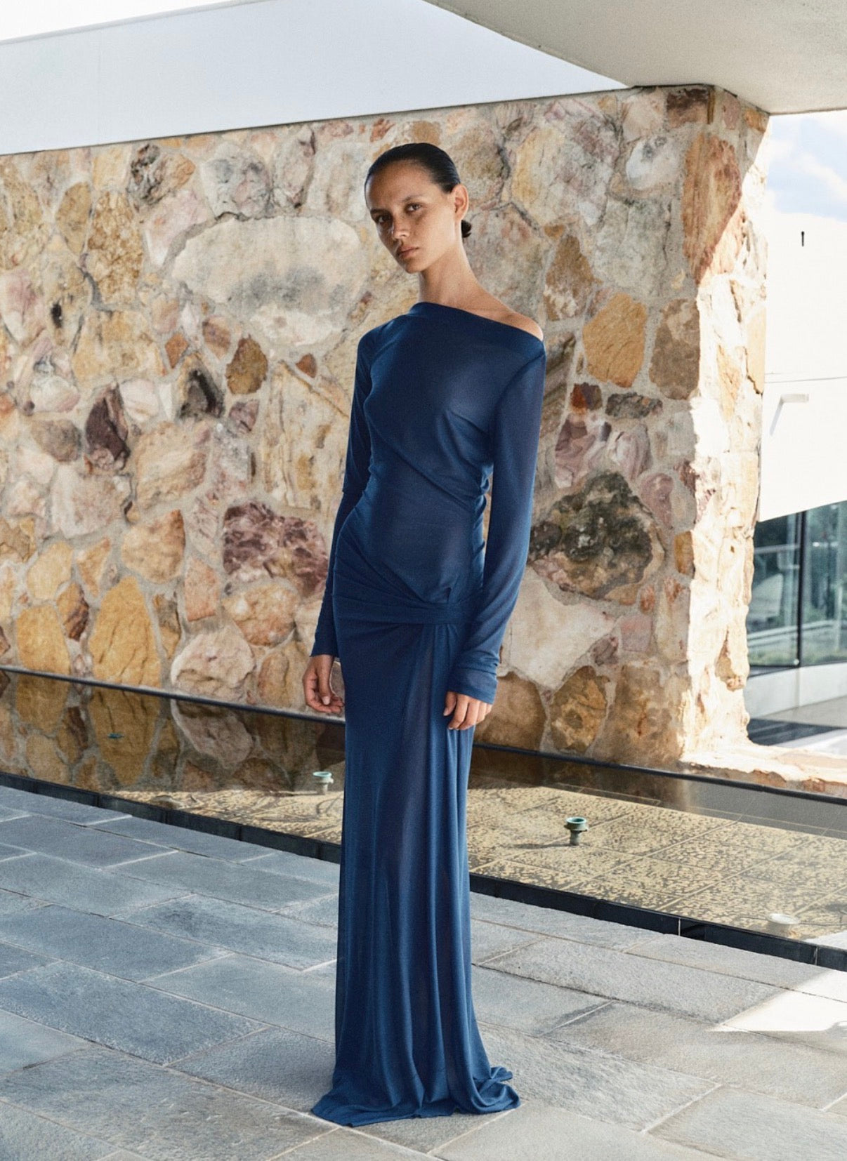 Marabou Long Sleeve Maxi