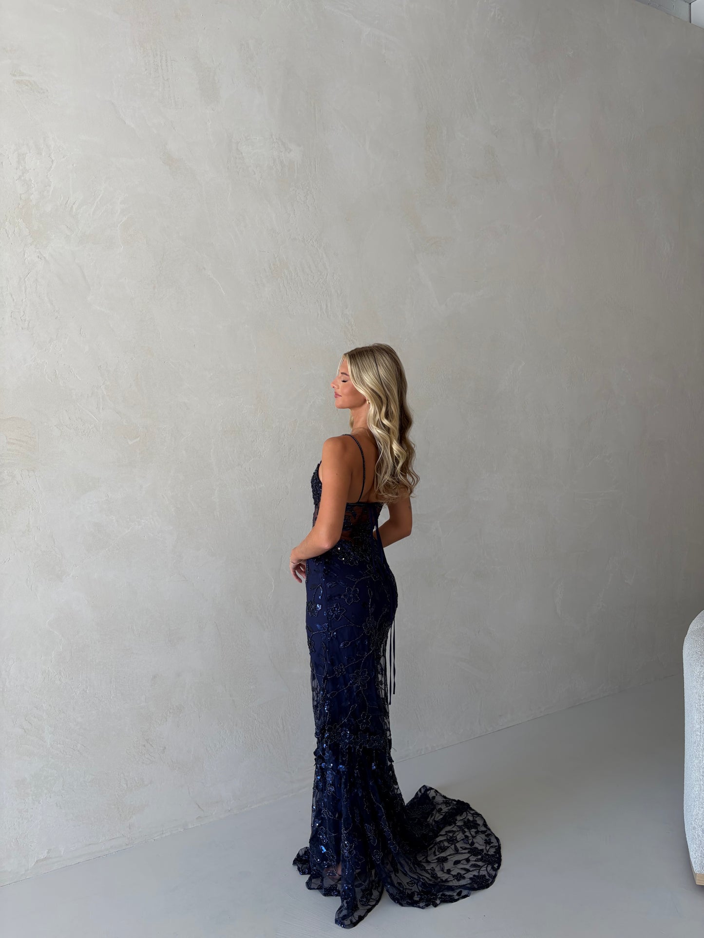 Delilah Maxi in Navy