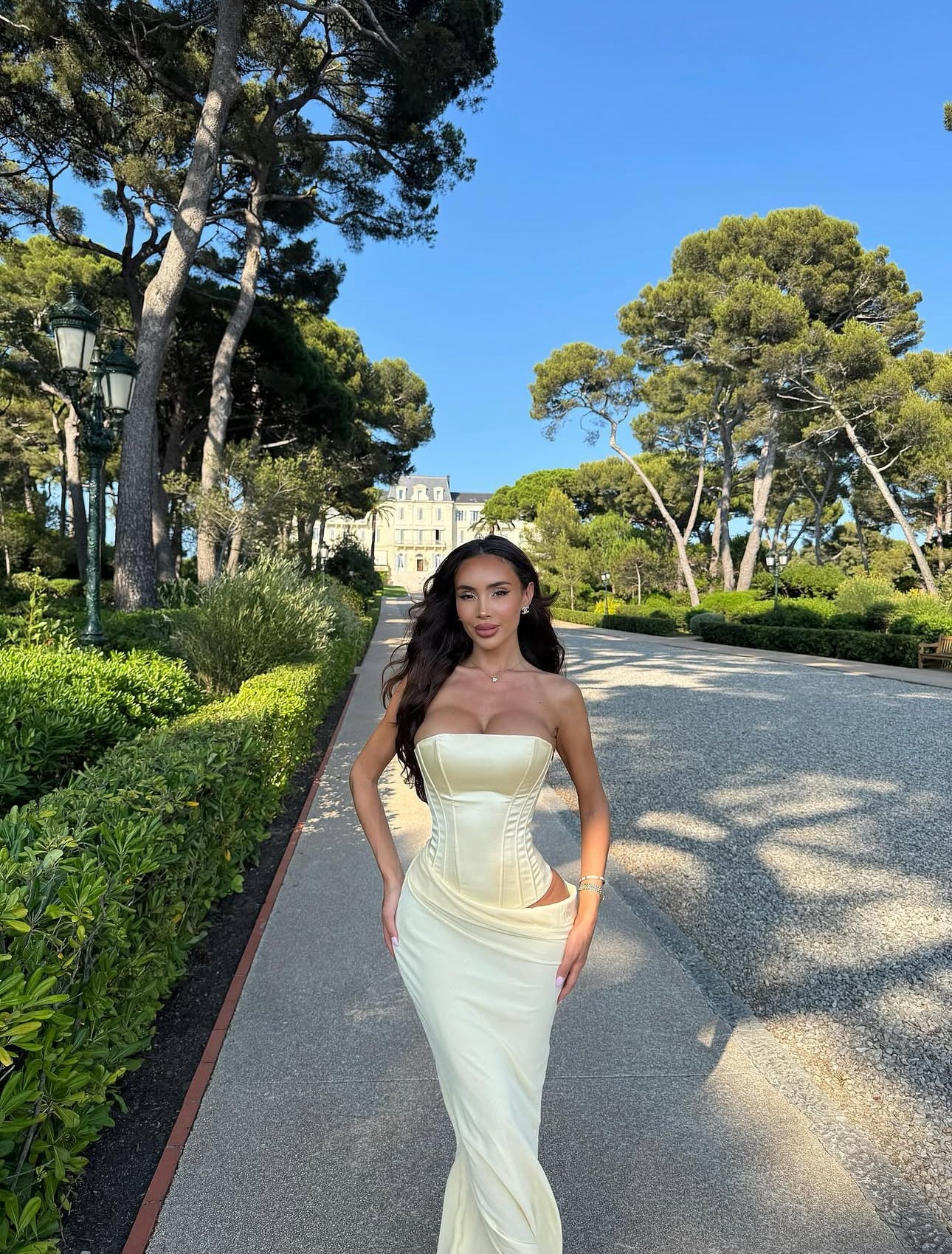 Clara Maxi Dress in Yellow