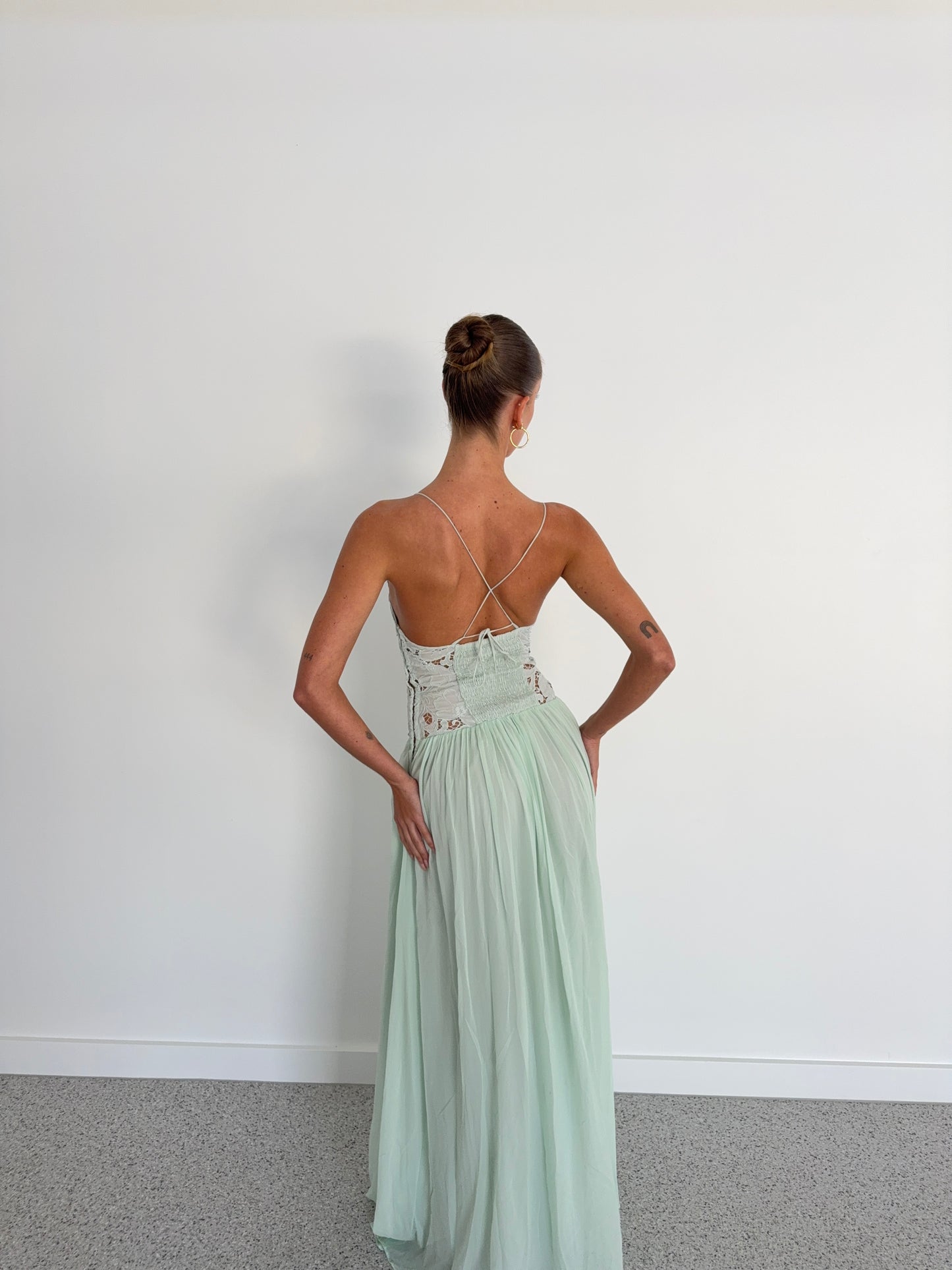 Stephanie Maxi Dress in Seafoam