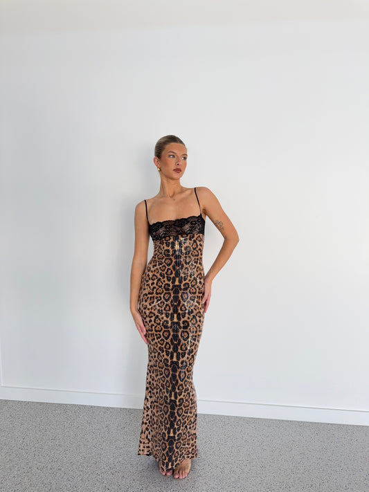 Chui Leopard Maxi Dress