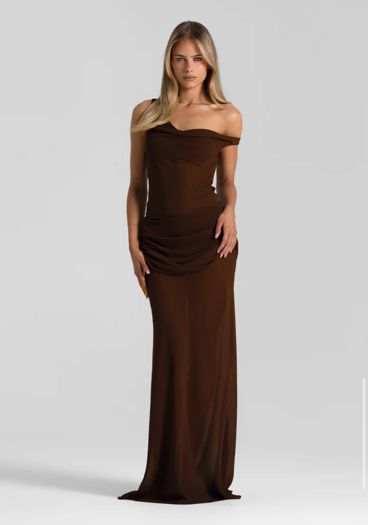 Cadence gown in Espresso