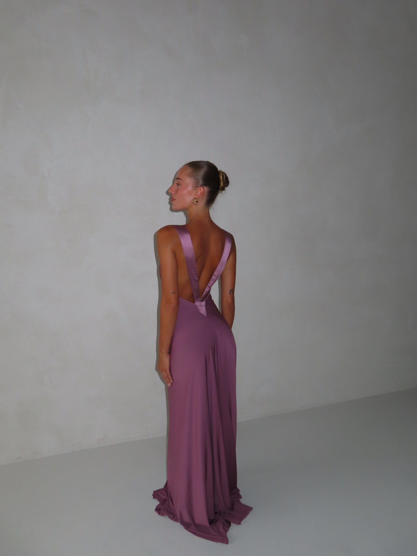 Rosa Gown in Mauve