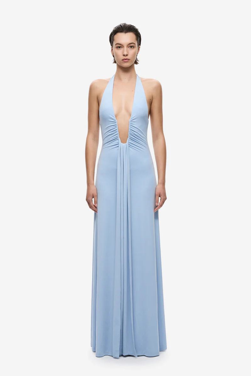Jennifer Cupro Maxi in Blue