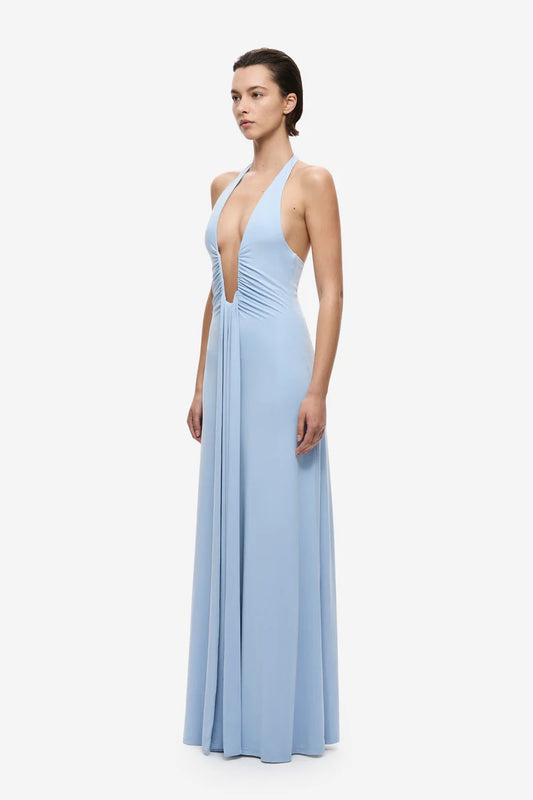 Jennifer Cupro Maxi in Blue