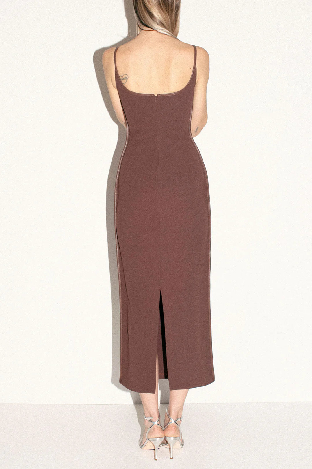 Heart Dress in Cocoa