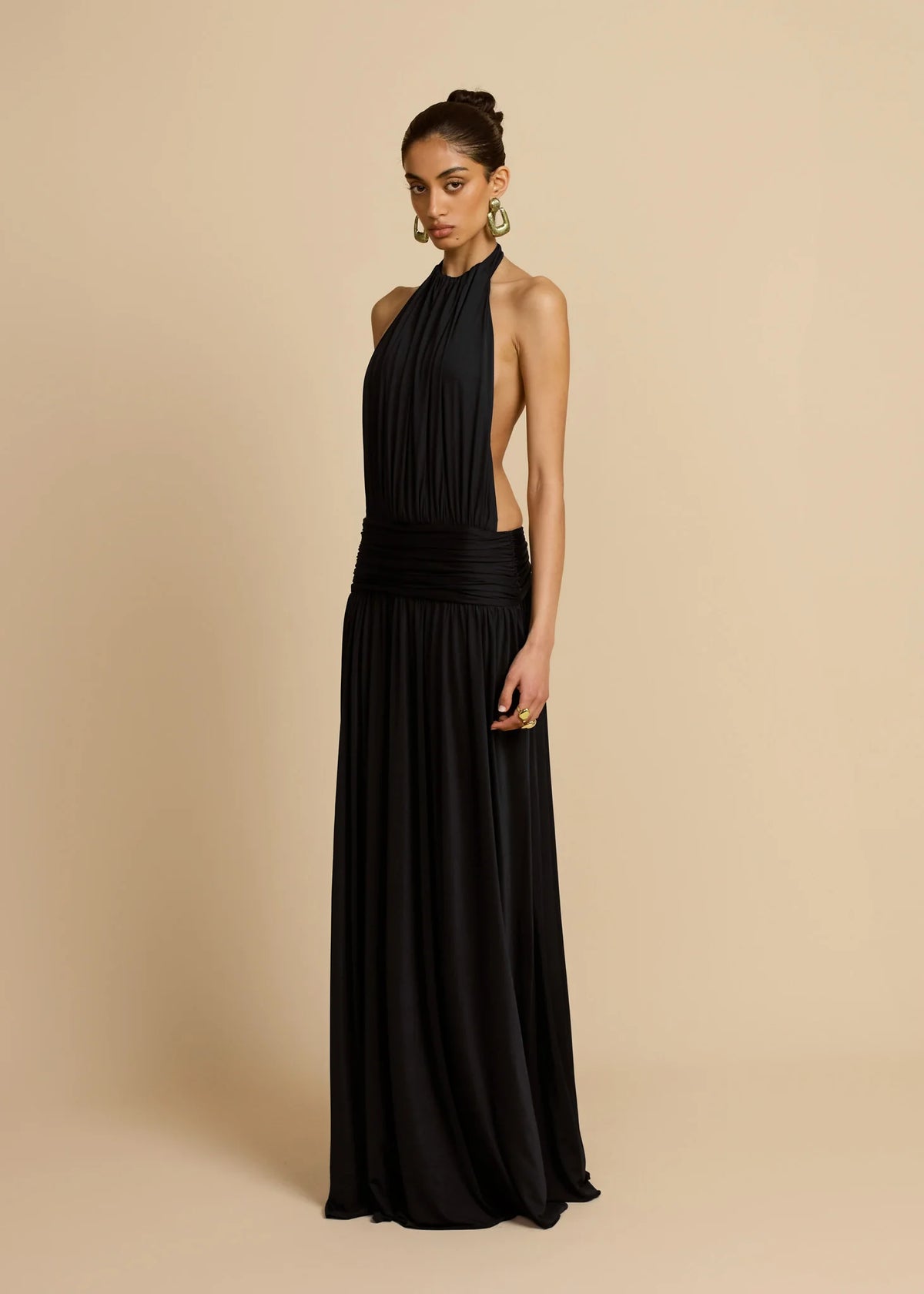 Santina Dress in Black