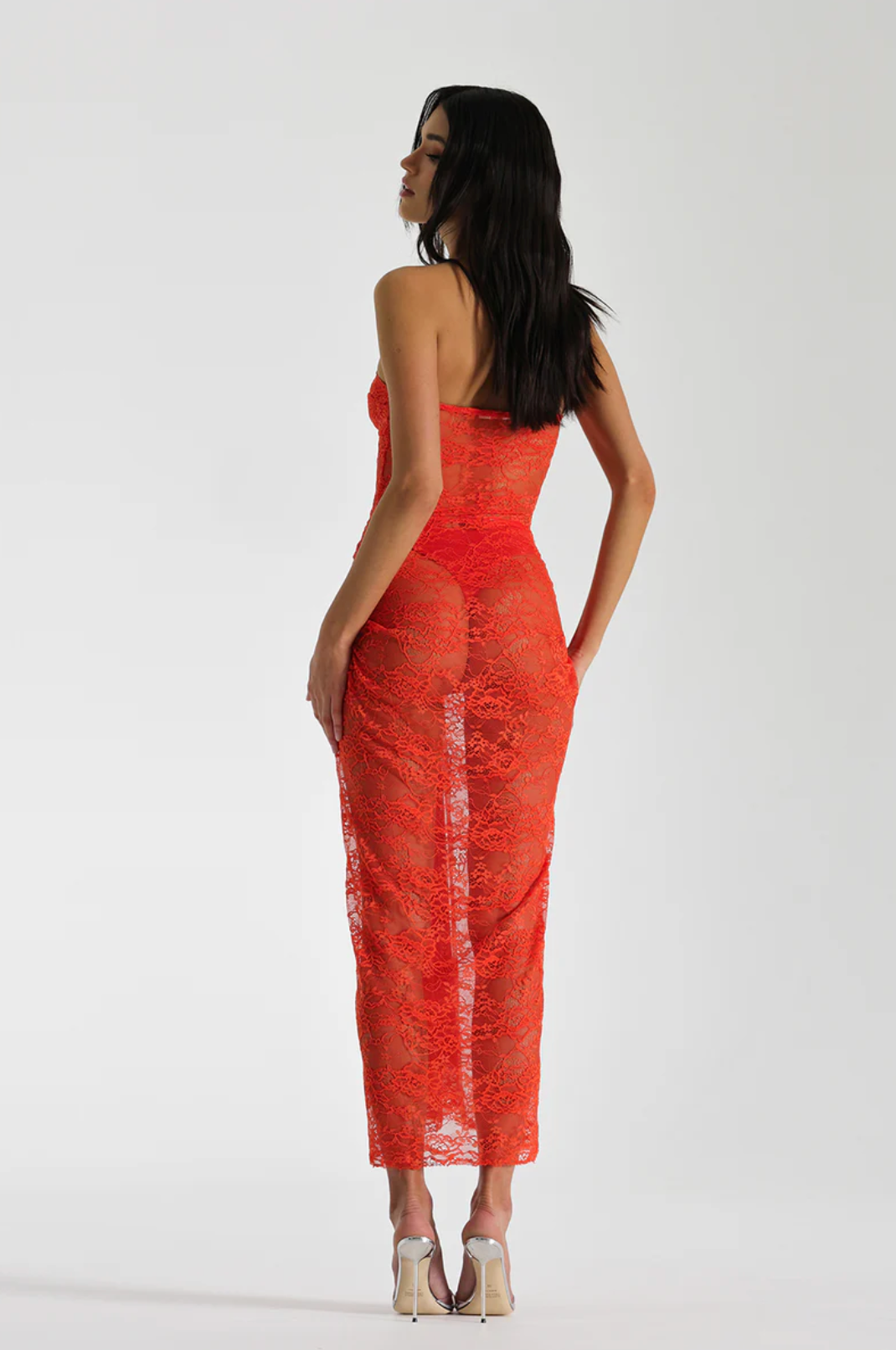 Naomi Dress in Tangerine