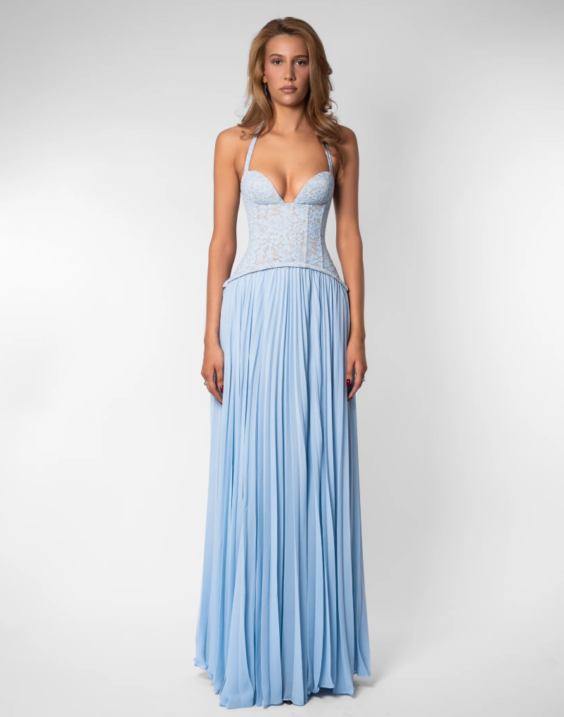 Gaia Dress in Blue