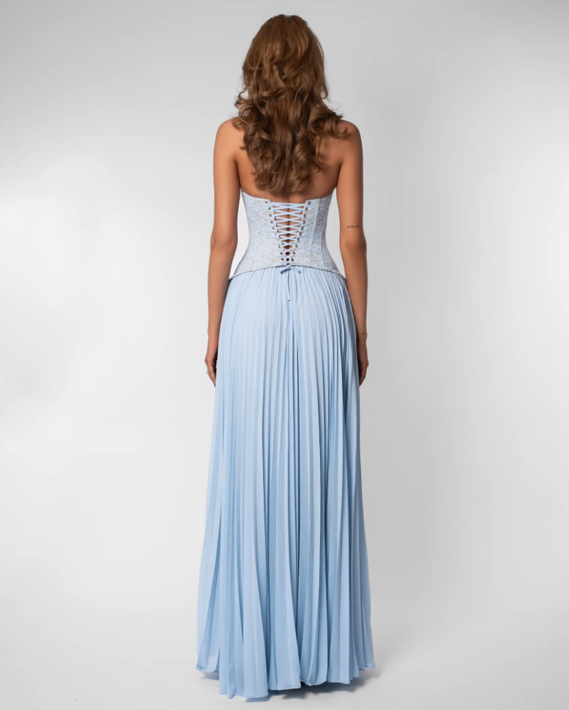 Gaia Dress in Blue