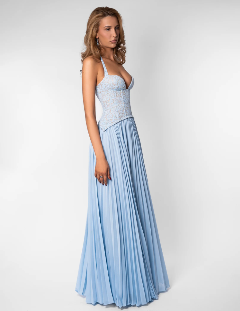 Gaia Dress in Blue