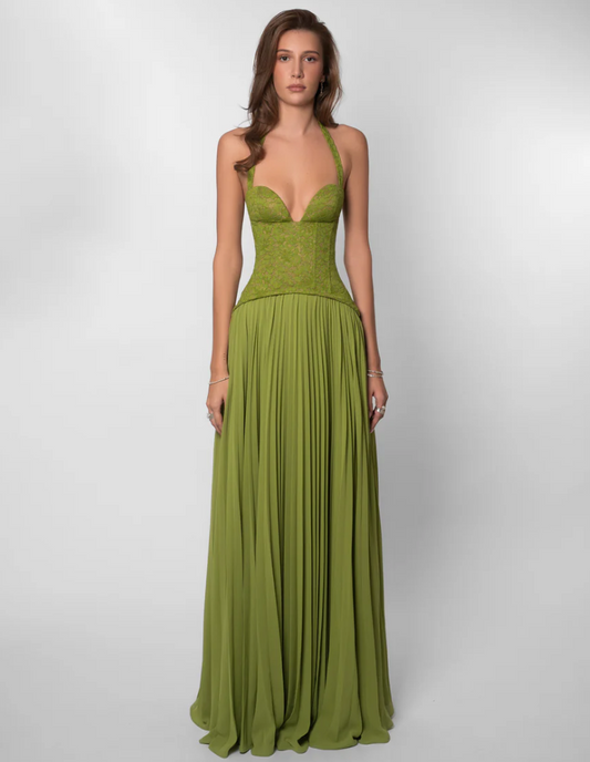 Gaia Dress in Green