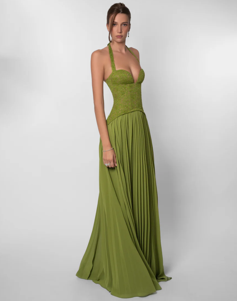 Gaia Dress in Green