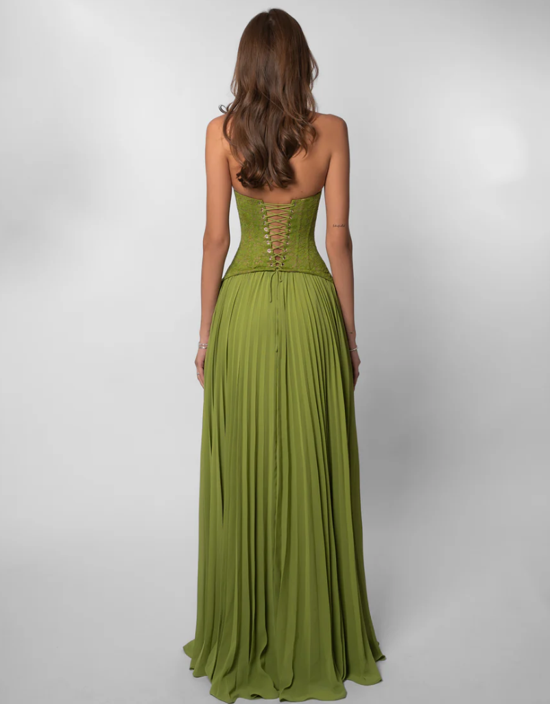 Gaia Dress in Green