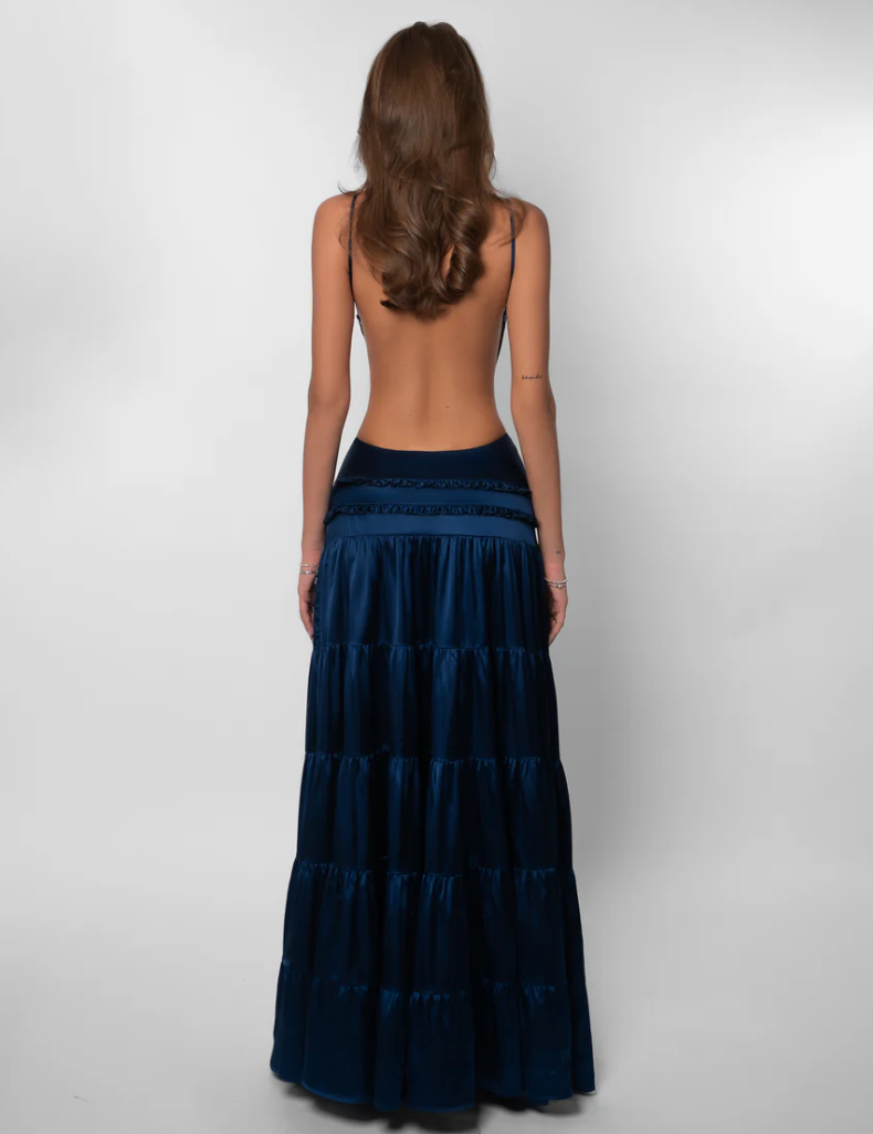 Raven Dress in Navy
