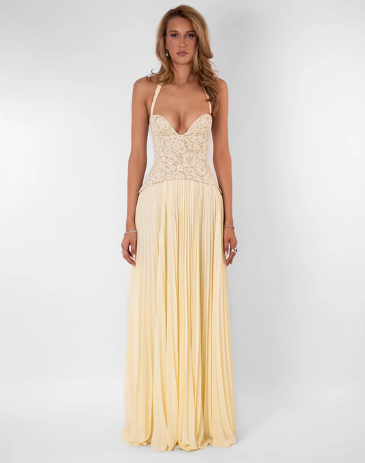 Gaia Dress in Butter