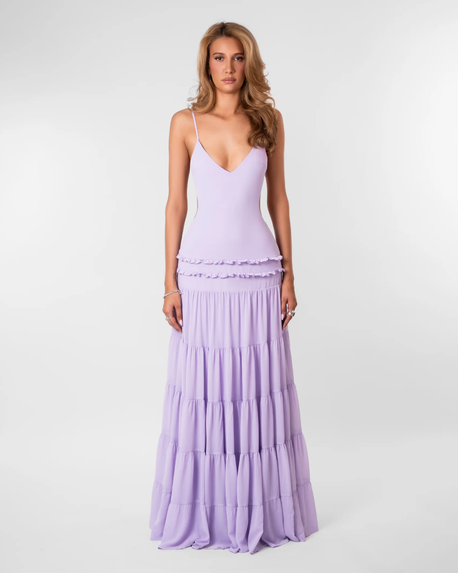 Lily Dress in Purple
