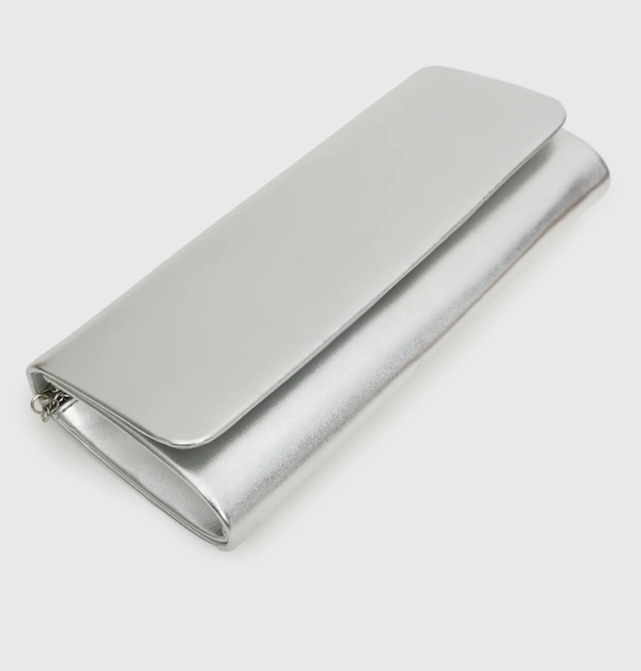 Silver Clutch Bag