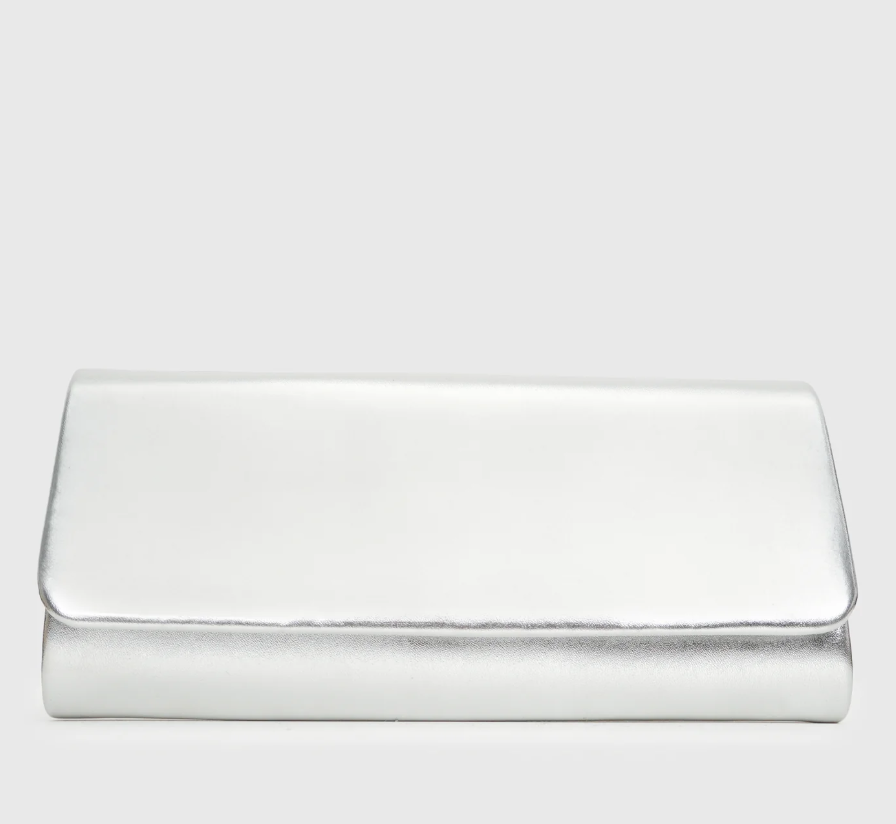 Silver Clutch Bag