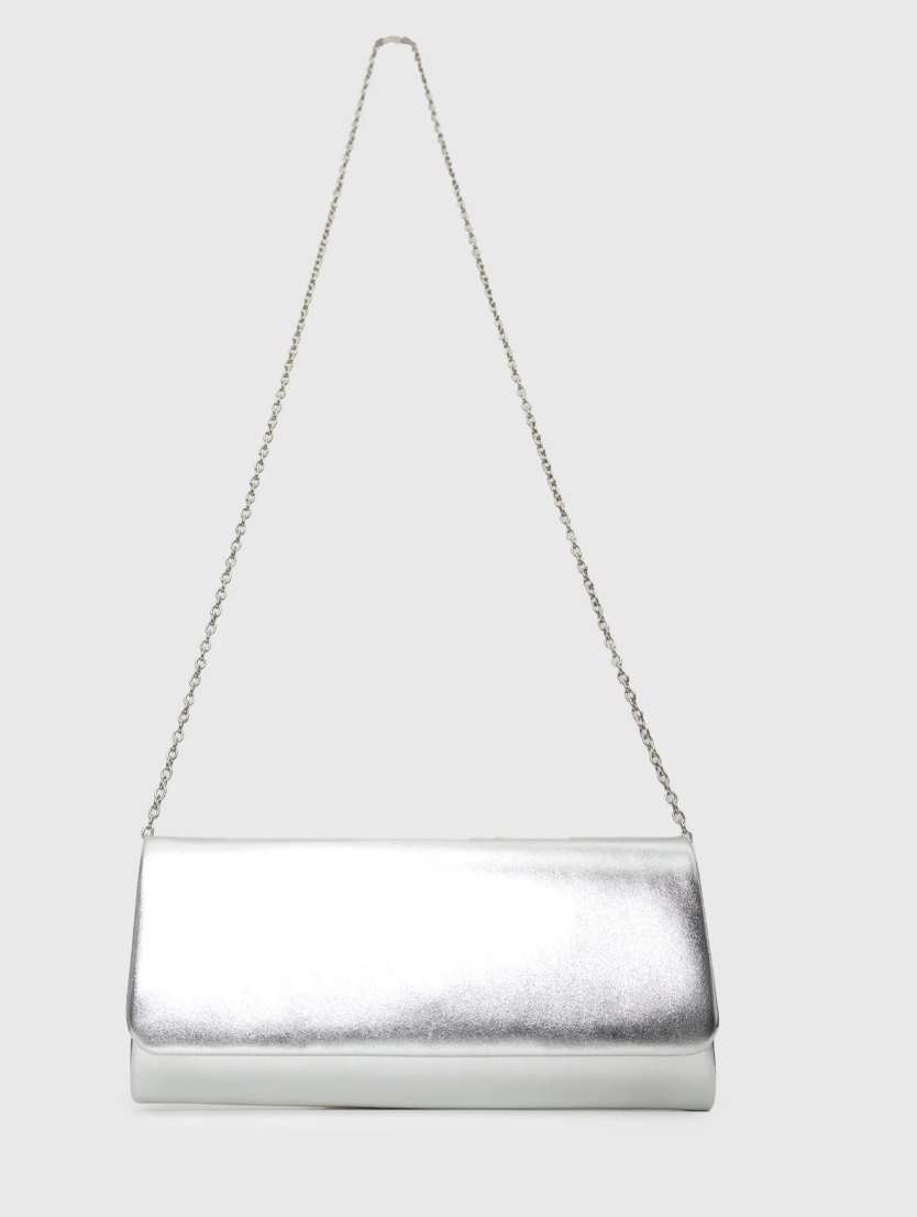 Silver Clutch Bag