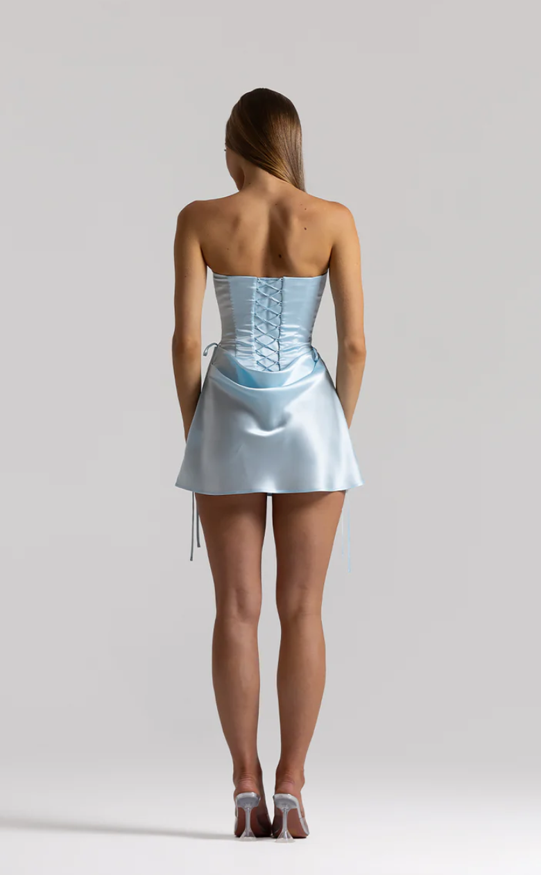 Elina Bustier in Ice Blue