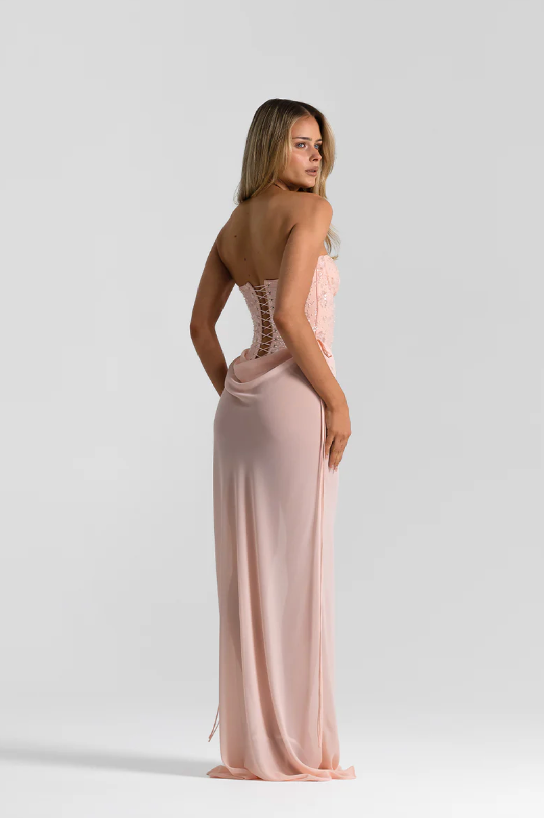 Allira Skirt In Baby Pink