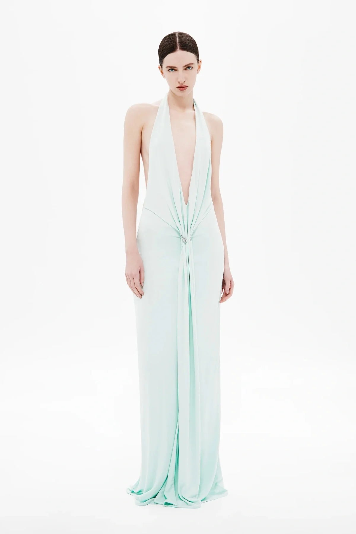 Unity Jersey dress in Mint