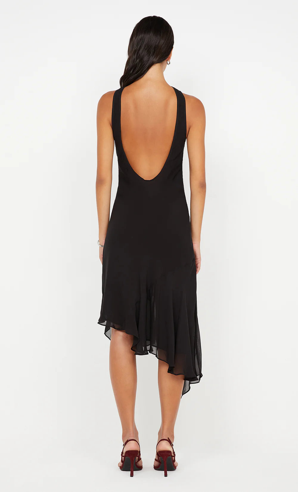 Aida Halter Dress in Black