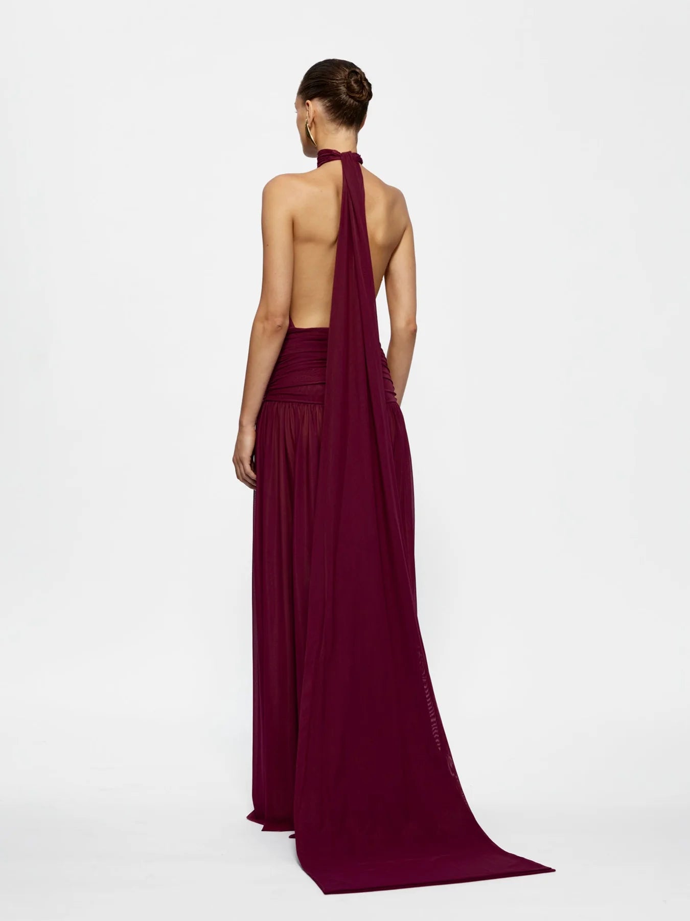 Verity Gown in Burgundy